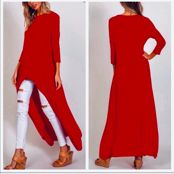 ✨LAST ONE✨FAVORITE FABULOUS HIGH LOW TUNIC DRESS - Picture 3 of 7